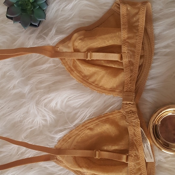 Tan/mustard intimately free people lace bra - Picture 2 of 3